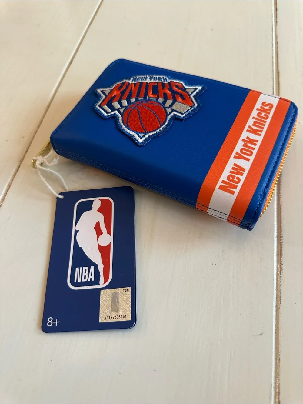 Loungefly NY Knicks Blue & Orange Zip Wallet